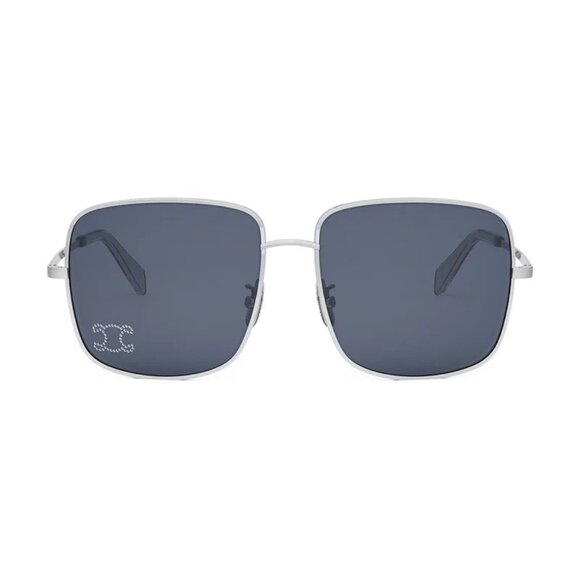NEW CELINE SUNGLASSES PALLADIUM BLUE WOMEN EYEWEAR CELINE CL40284U 16V